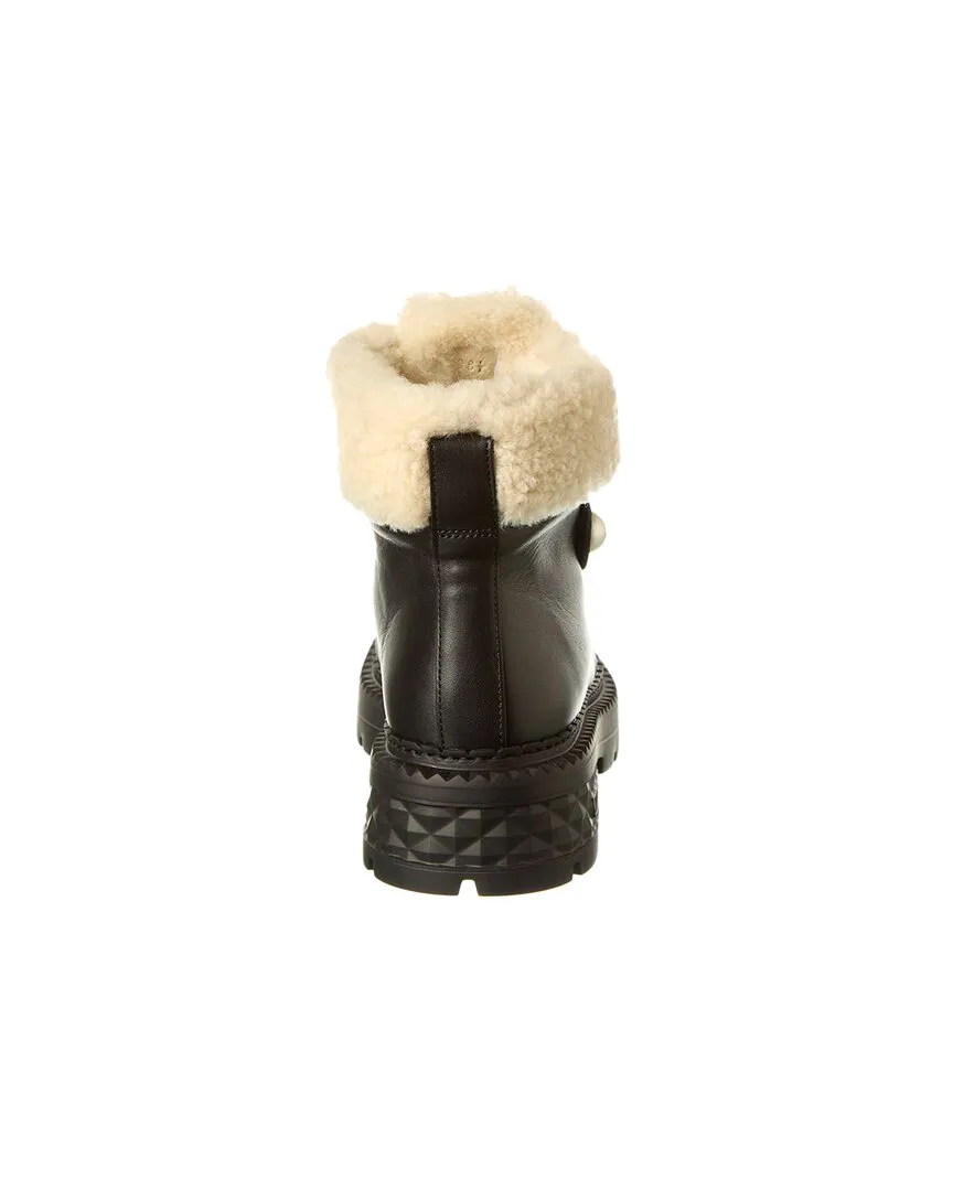 Jimmy Choo Shea Shearling & Leather Boot