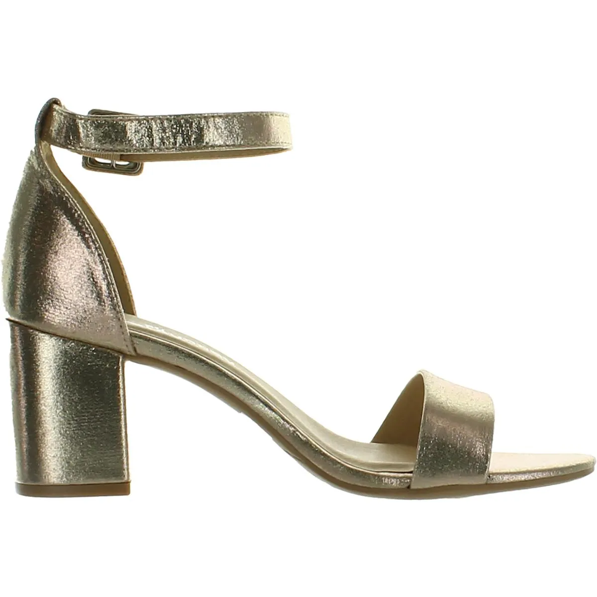 Jody Womens Buckle Dressy Block Heel