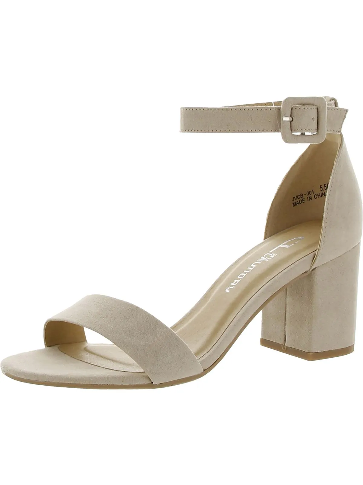 Jody Womens Buckle Dressy Block Heel