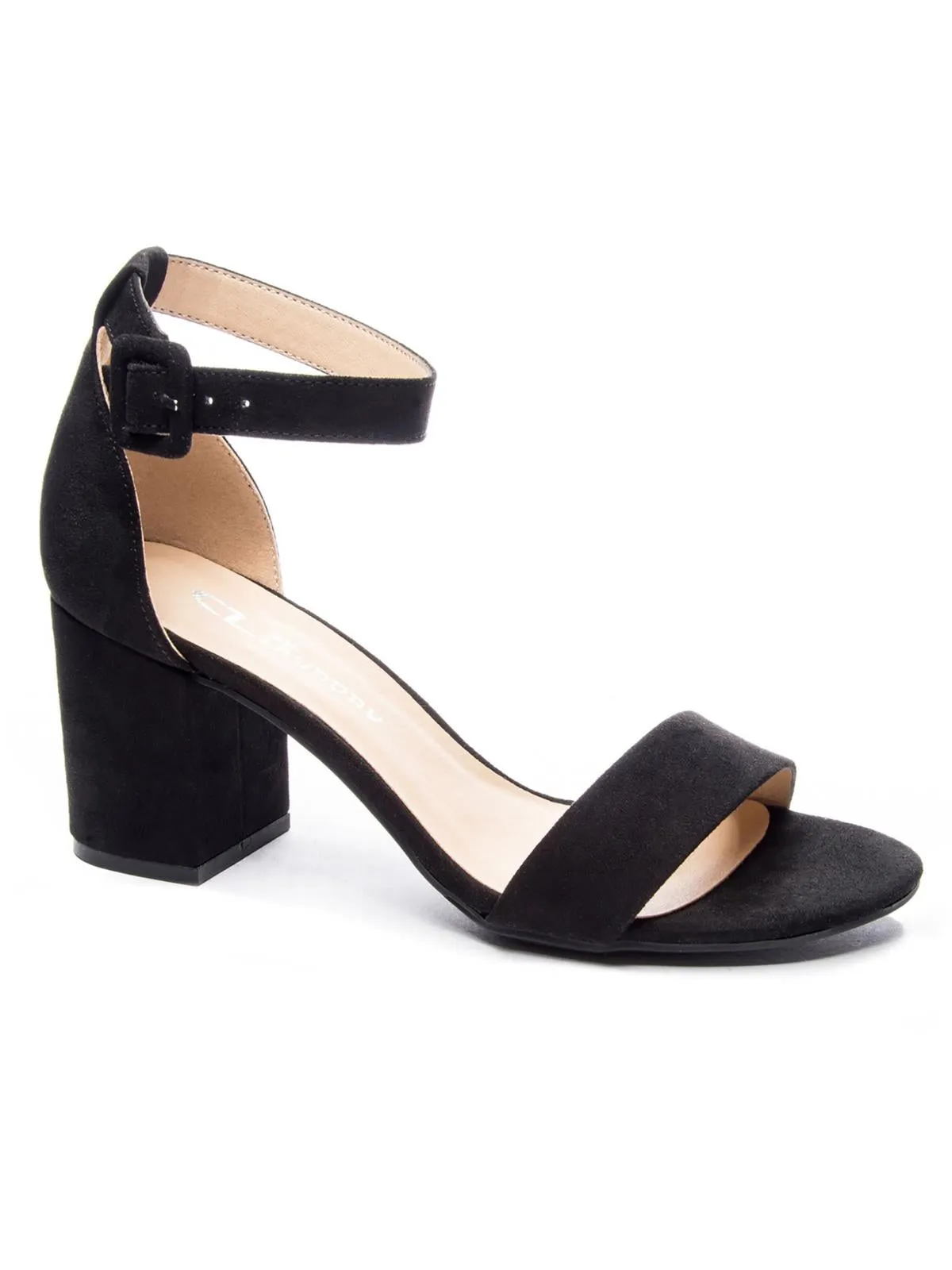 Jody Womens Buckle Dressy Block Heel