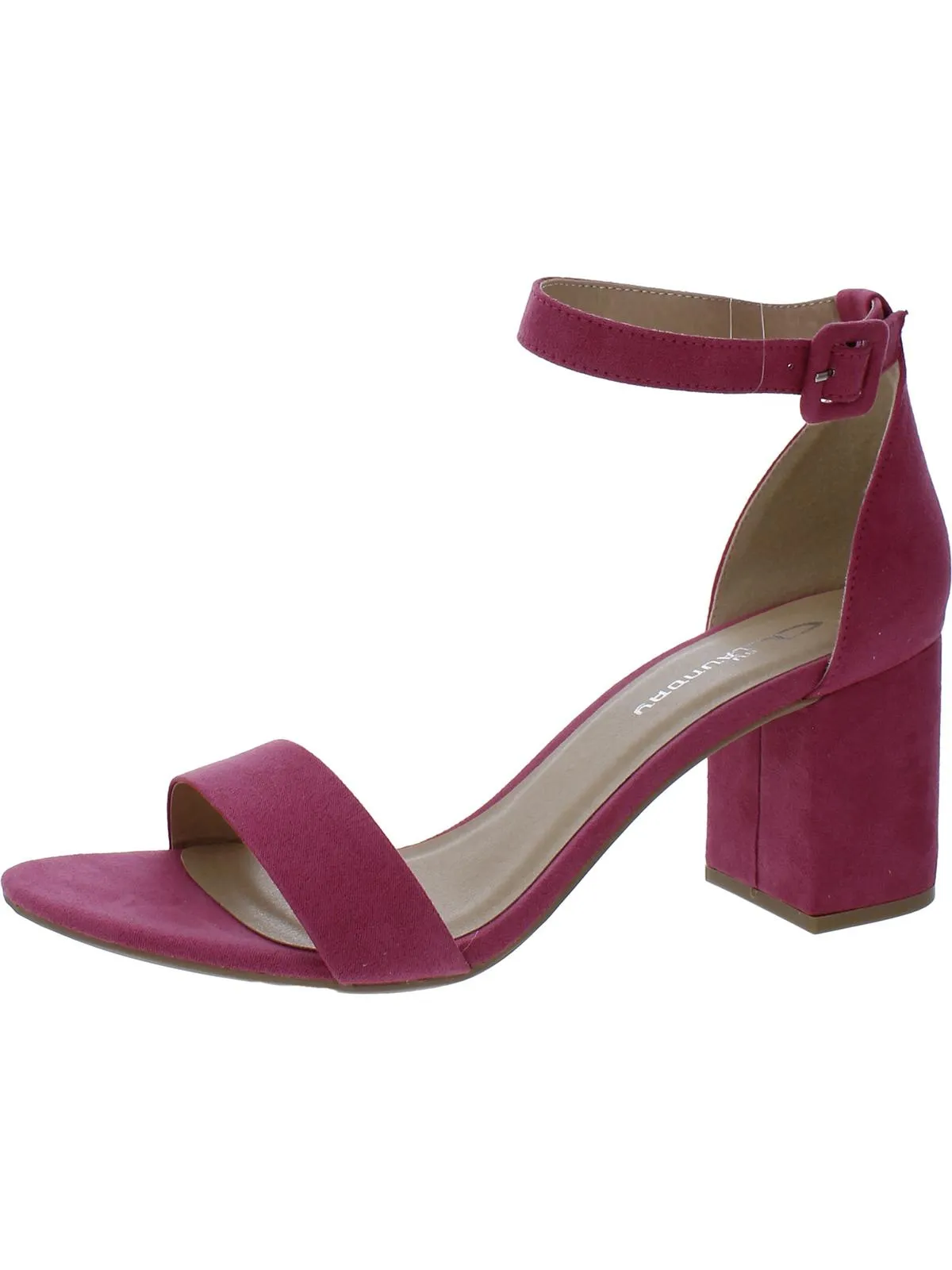 Jody Womens Buckle Dressy Block Heel