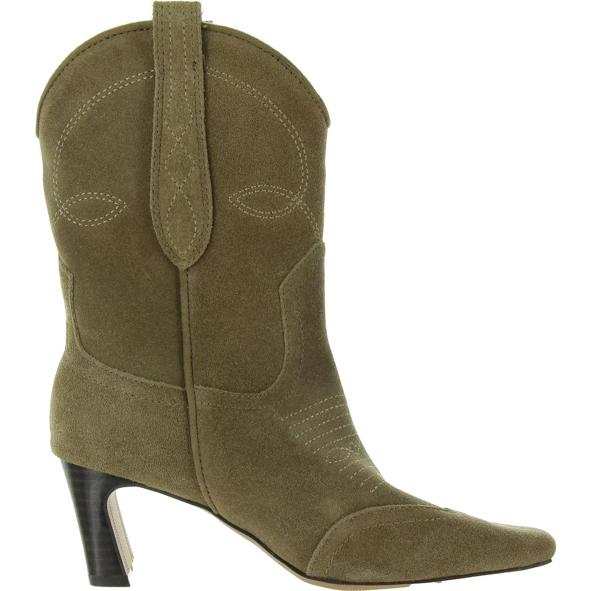 JOSEFINE Womens Embroidered Leather Cowboy, Western Boots