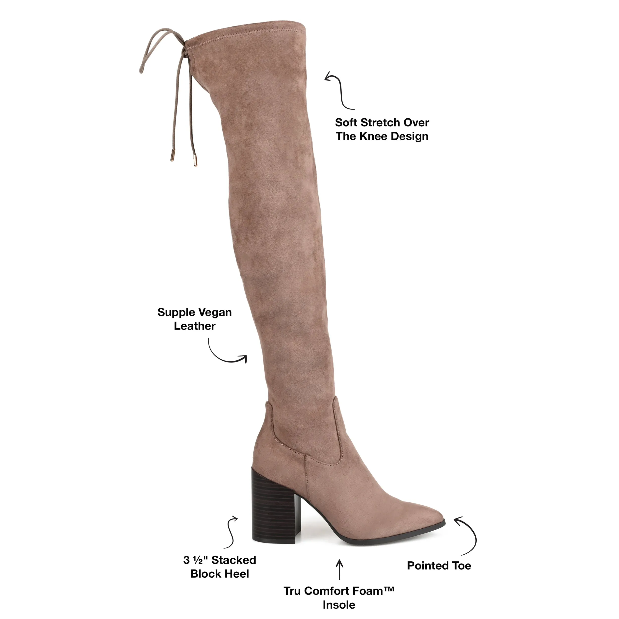 Journee Collection Women's Tru Comfort Foam Wide Calf Paras Boot
