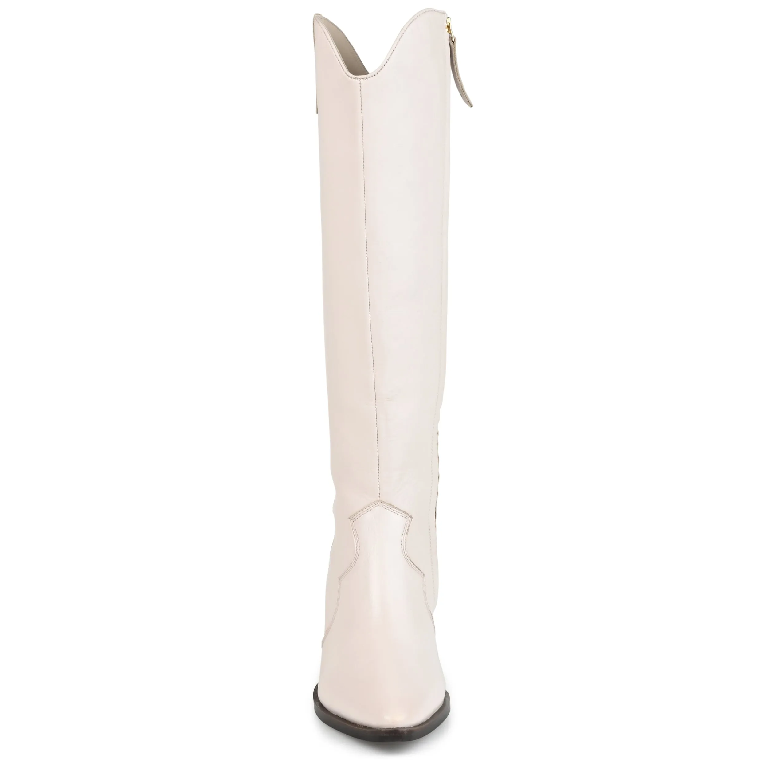 Journee Signature Wide Calf Women's Genuine Leather Tru Comfort Foam Pryse Boot