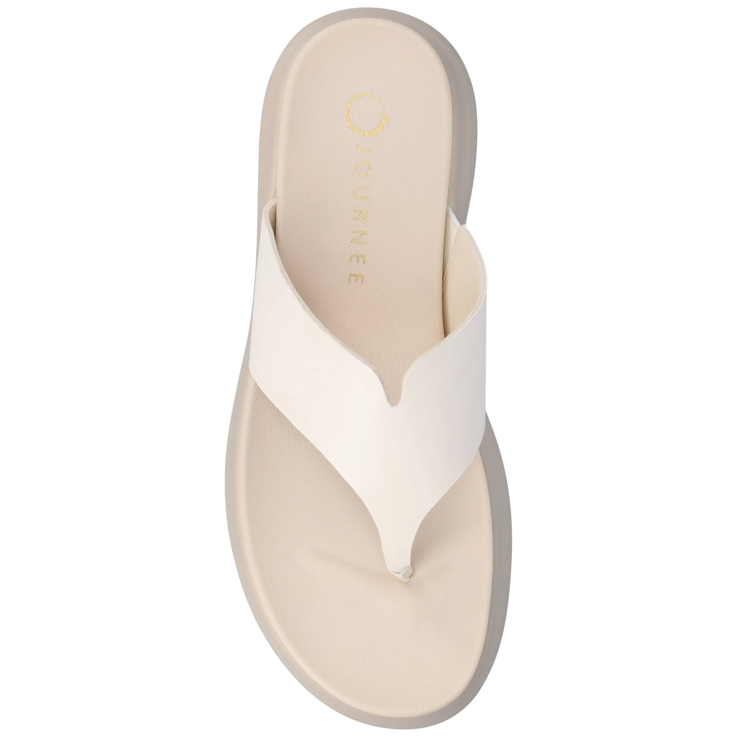 Journee Women's Carah Flip Flop Wedge Sandals