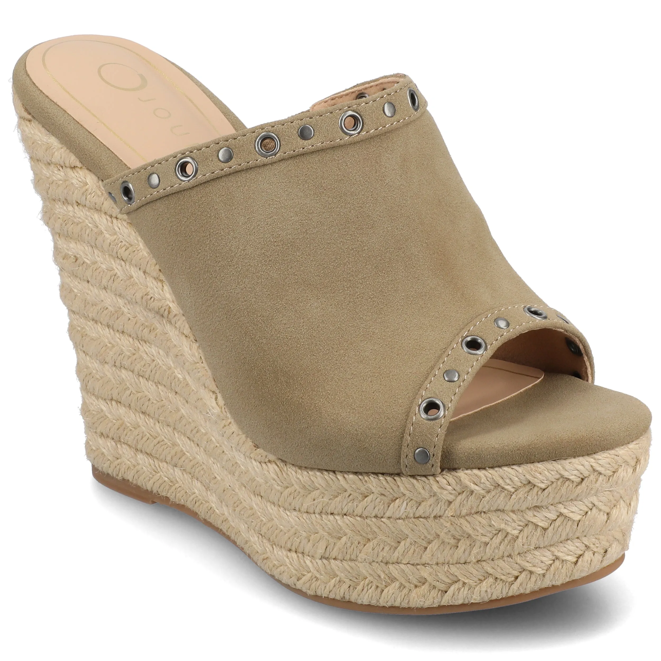 Journee Women's Yari Espadrille Wedge Sandals