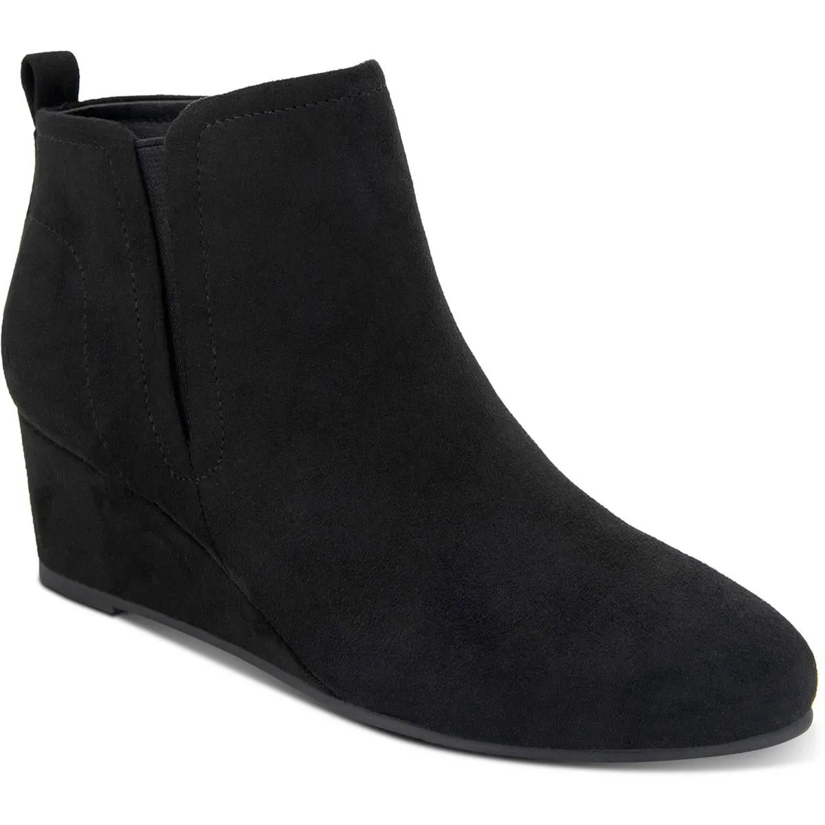 JOVIEE Womens Zipper Manmade Booties