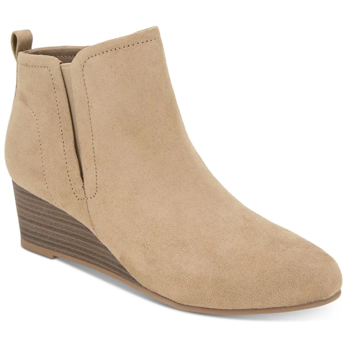 JOVIEE Womens Zipper Manmade Booties