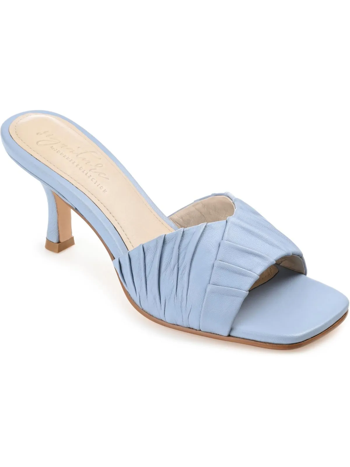 Juliette Womens Faux Leather Dressy Heels