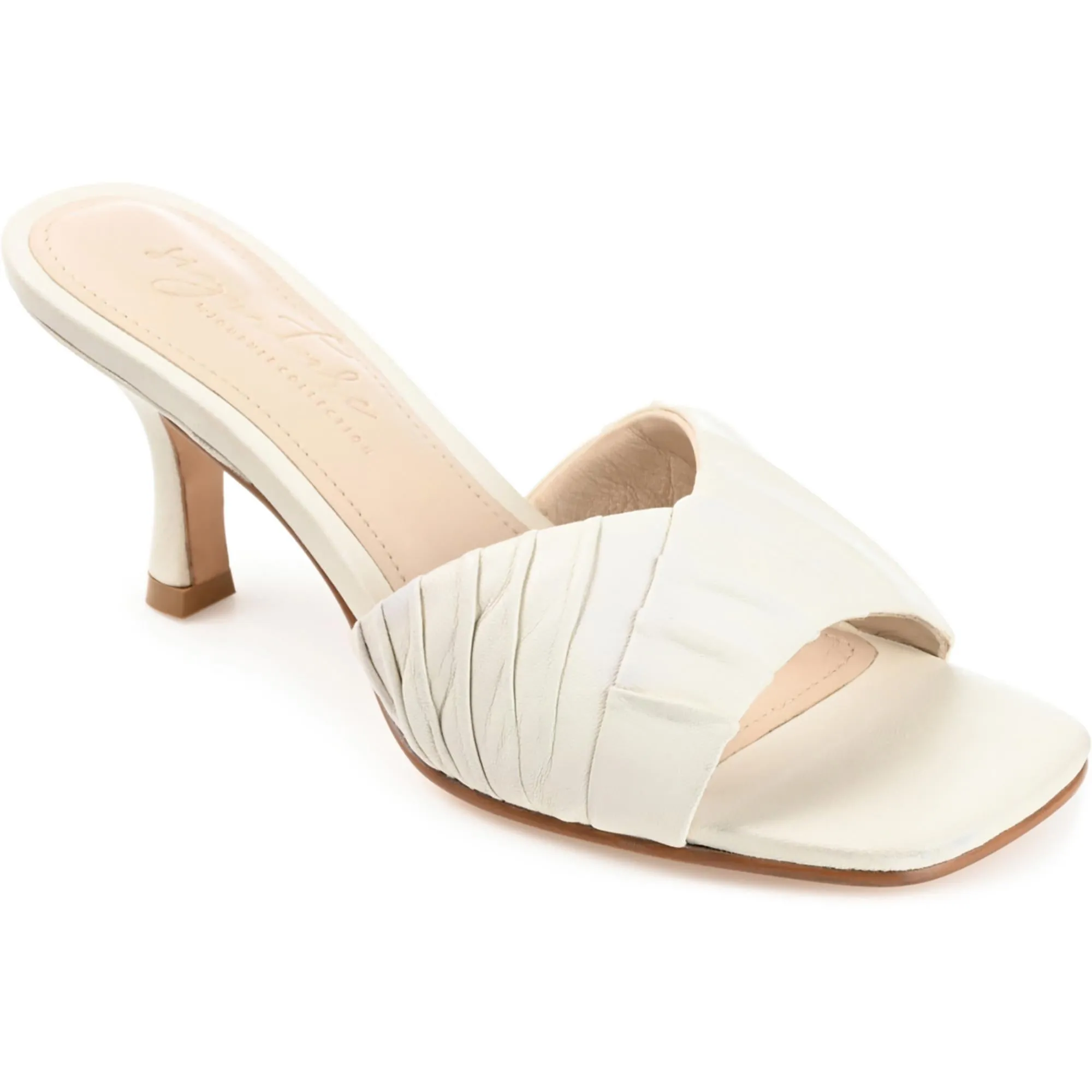 Juliette Womens Faux Leather Dressy Heels