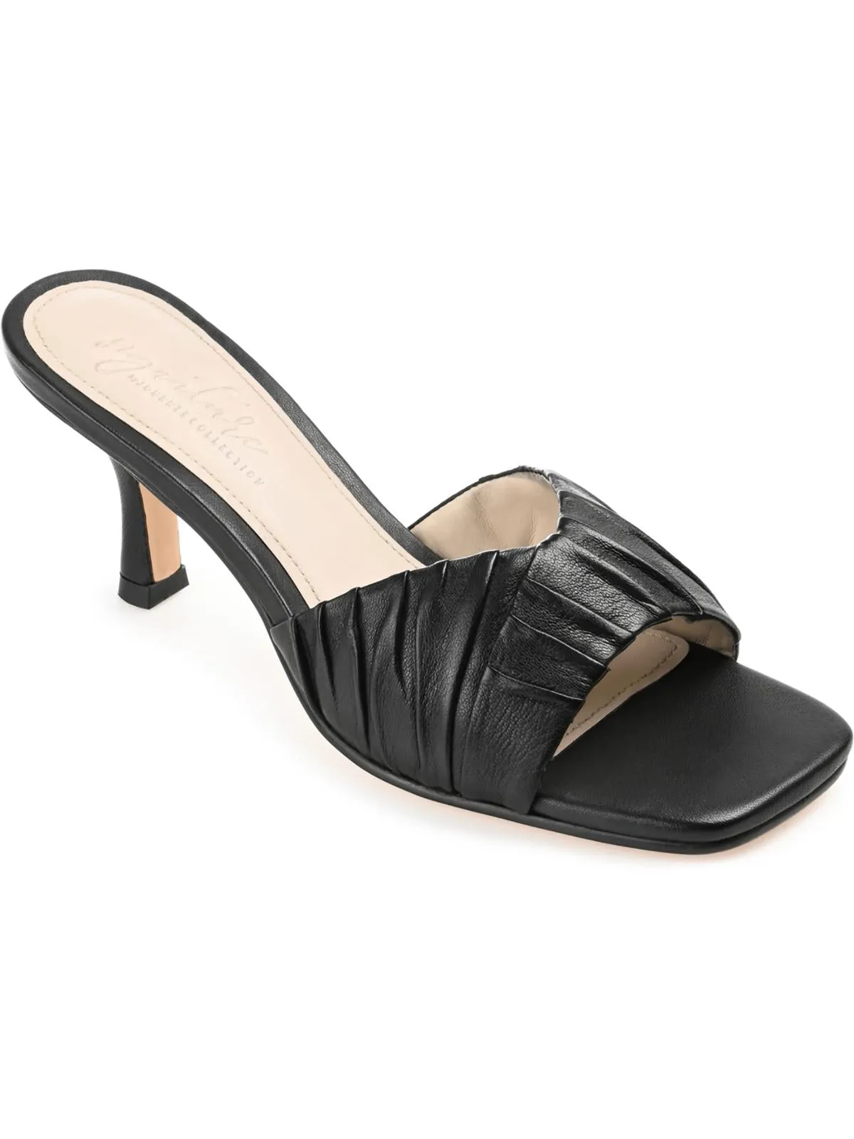 Juliette Womens Faux Leather Dressy Heels