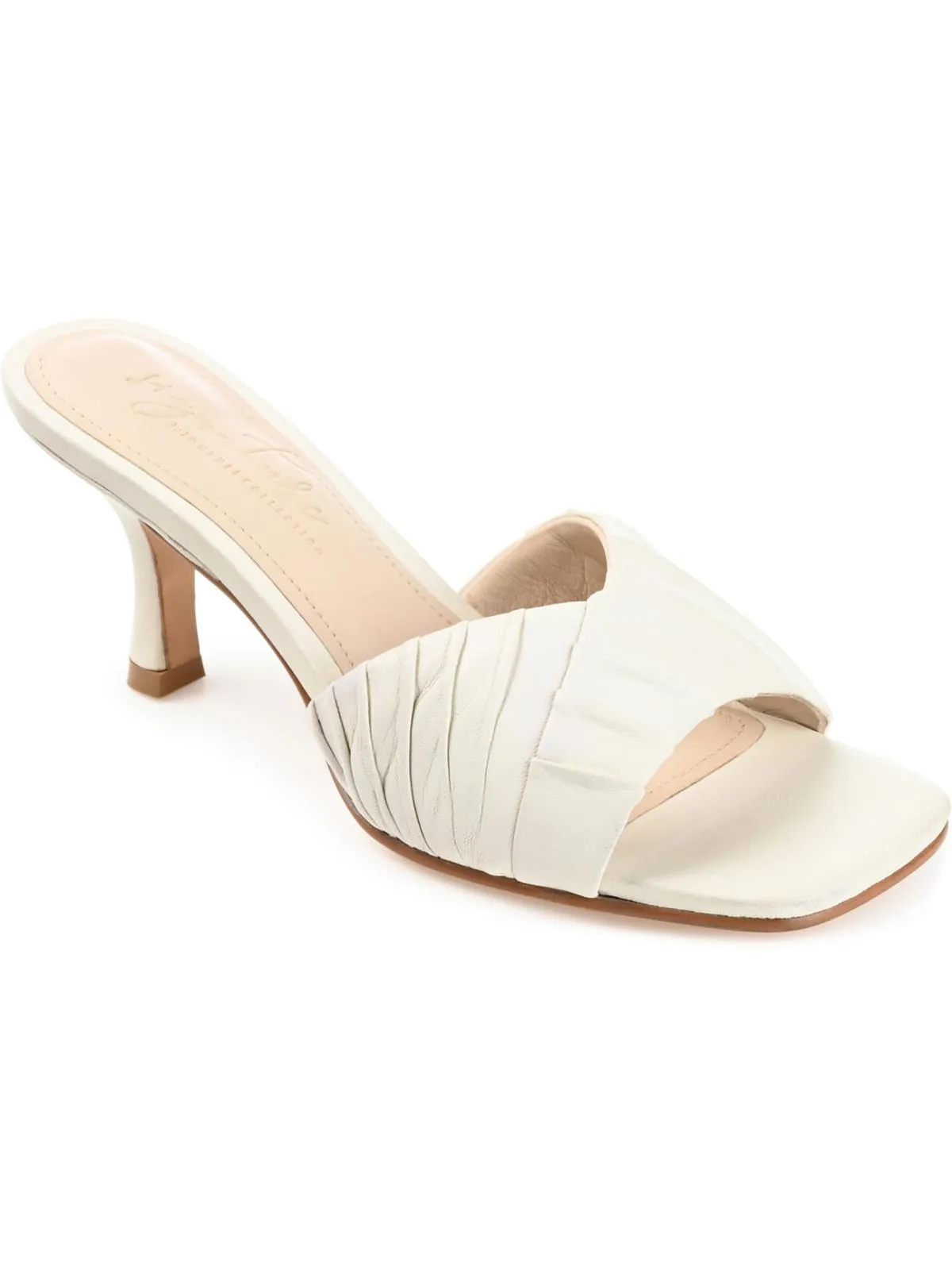 Juliette Womens Faux Leather Dressy Heels