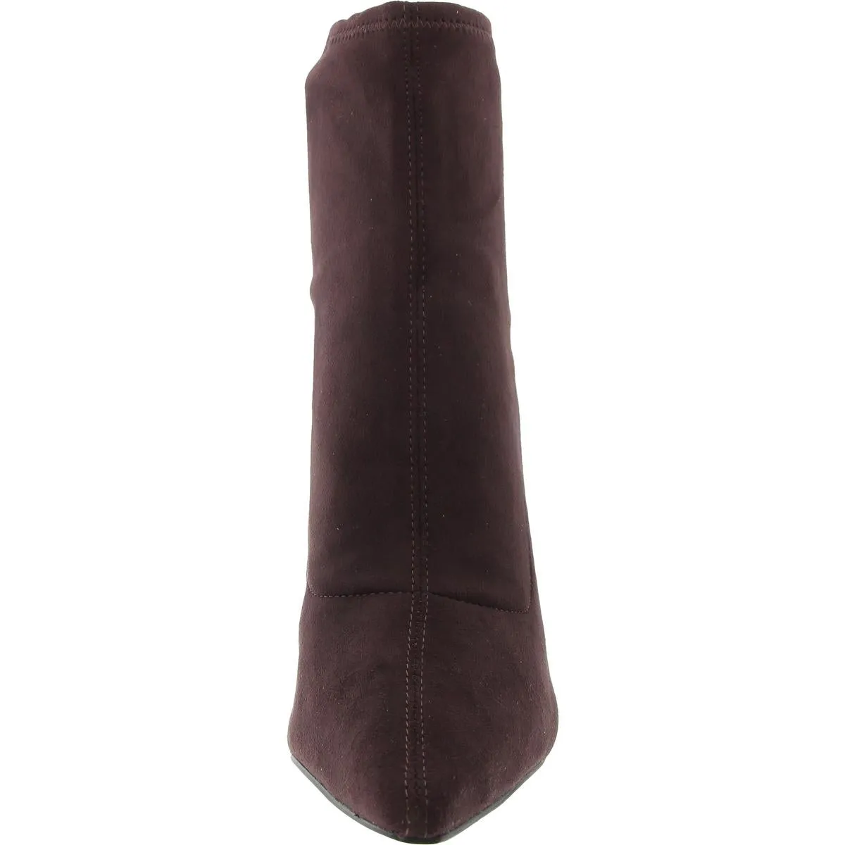 Kelsa Womens Solid Faux Suede Booties