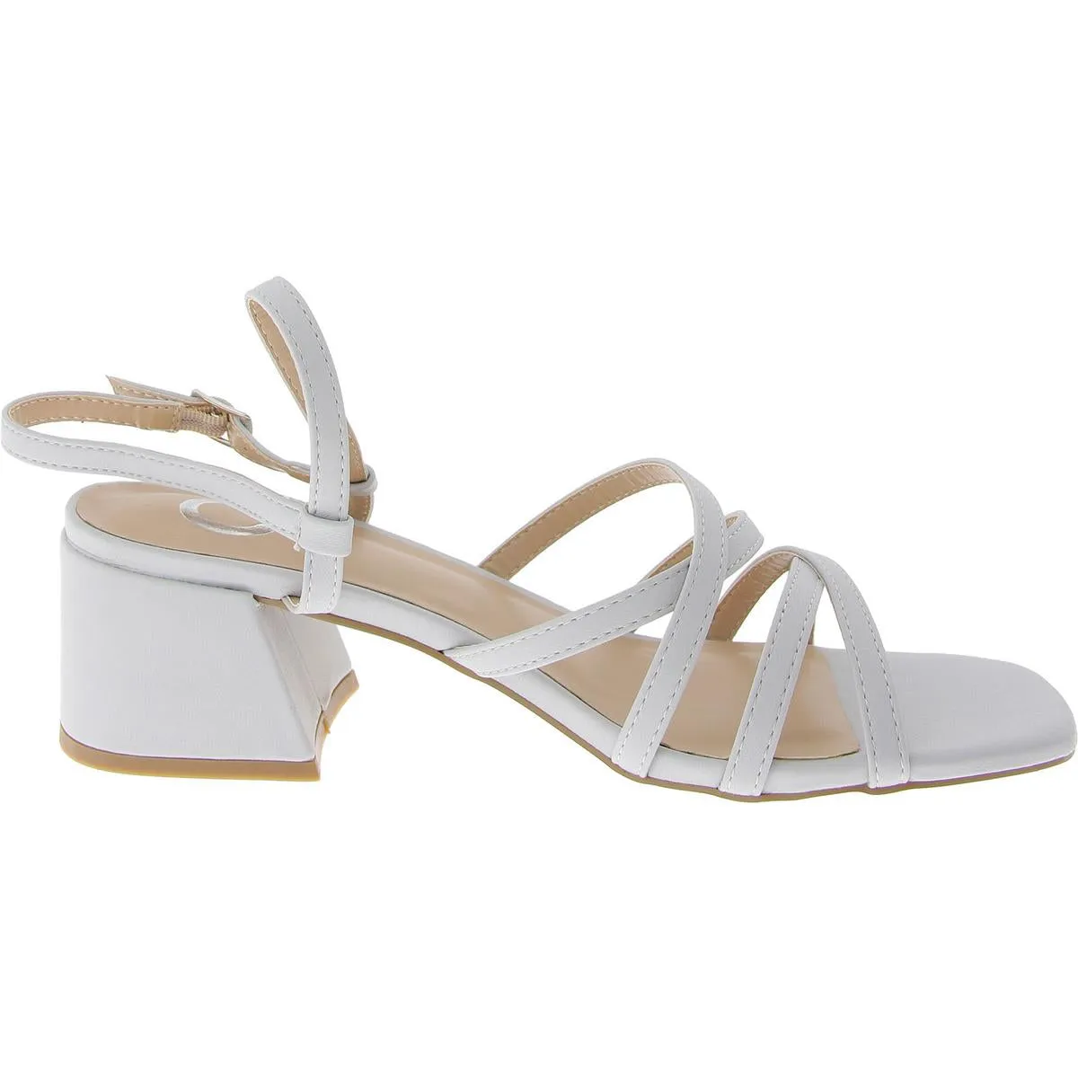 KEMPSY Womens Comfort Insole Manmade Block Heel