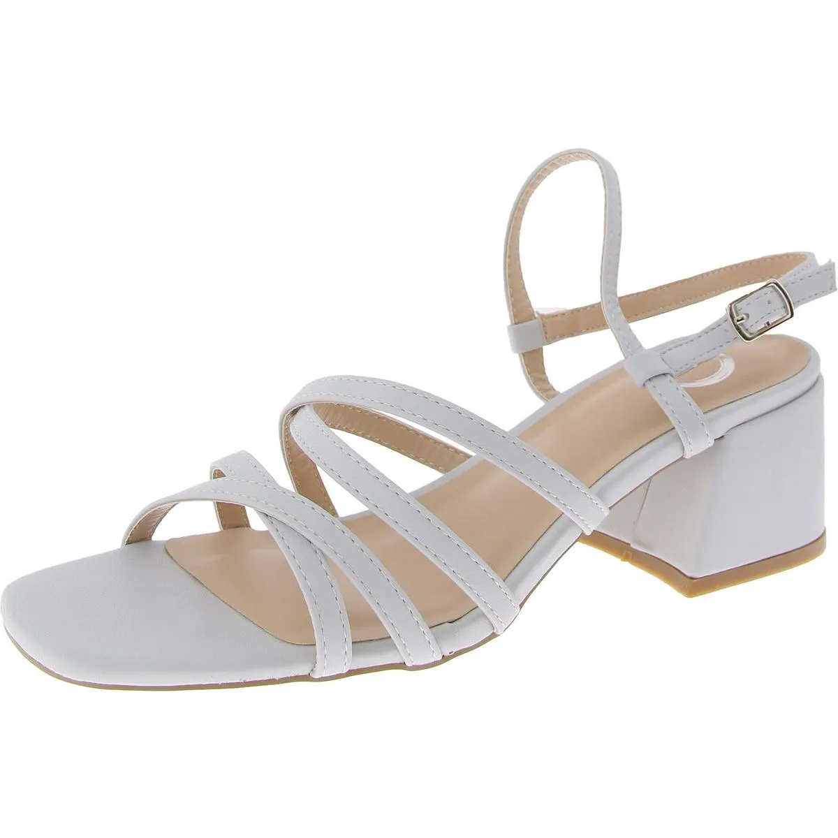 KEMPSY Womens Comfort Insole Manmade Block Heel