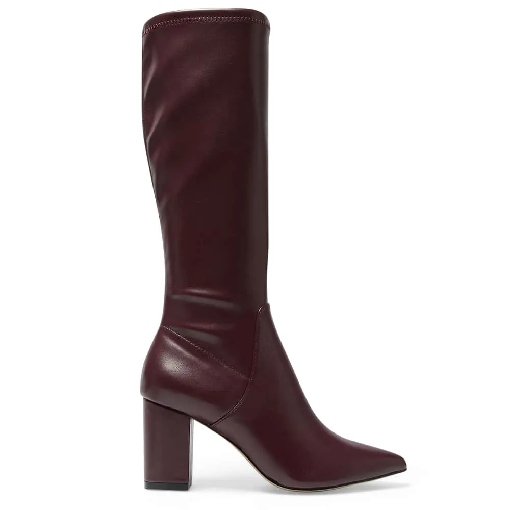 Kendall Boot in Wine
