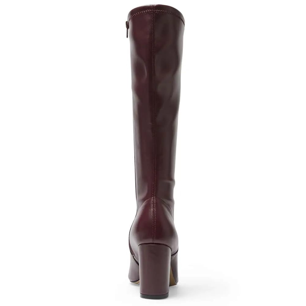 Kendall Boot in Wine