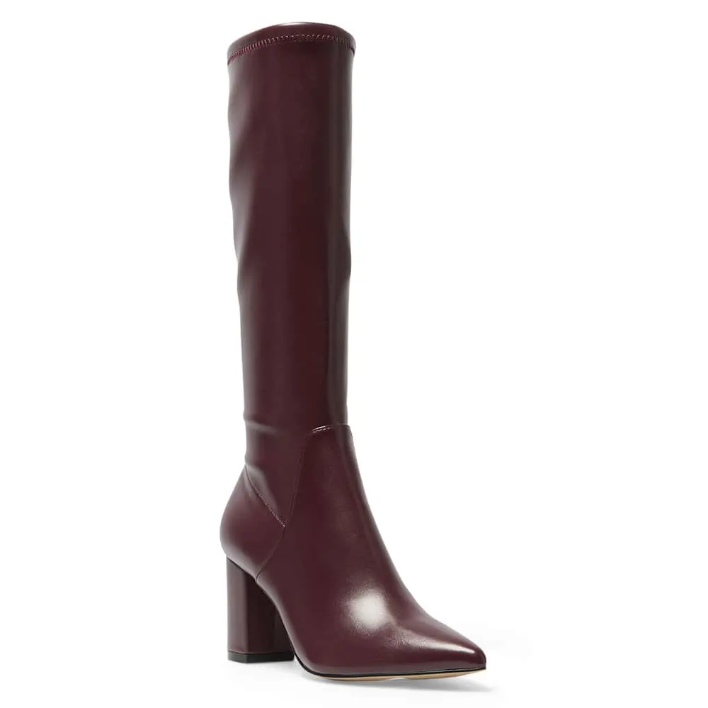 Kendall Boot in Wine