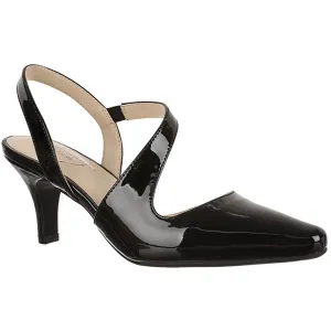 Kendra Womens Slip On Kitten Heel Slingback Sandals