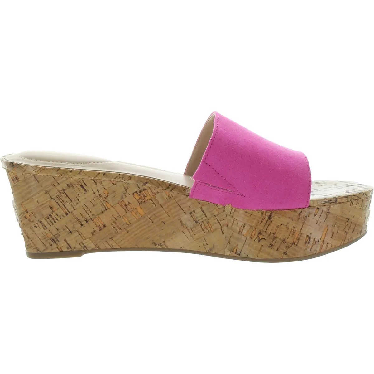 Kennie 2 Womens Slip On Dressy Wedge Sandals