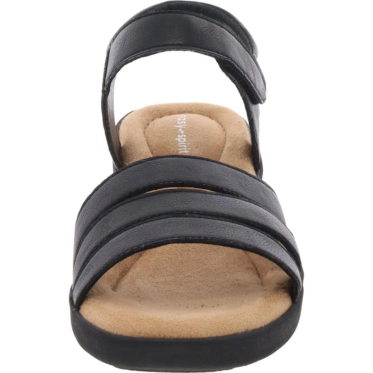 Kenton 3 Womens Faux Leather Open Toe Wedge Sandals