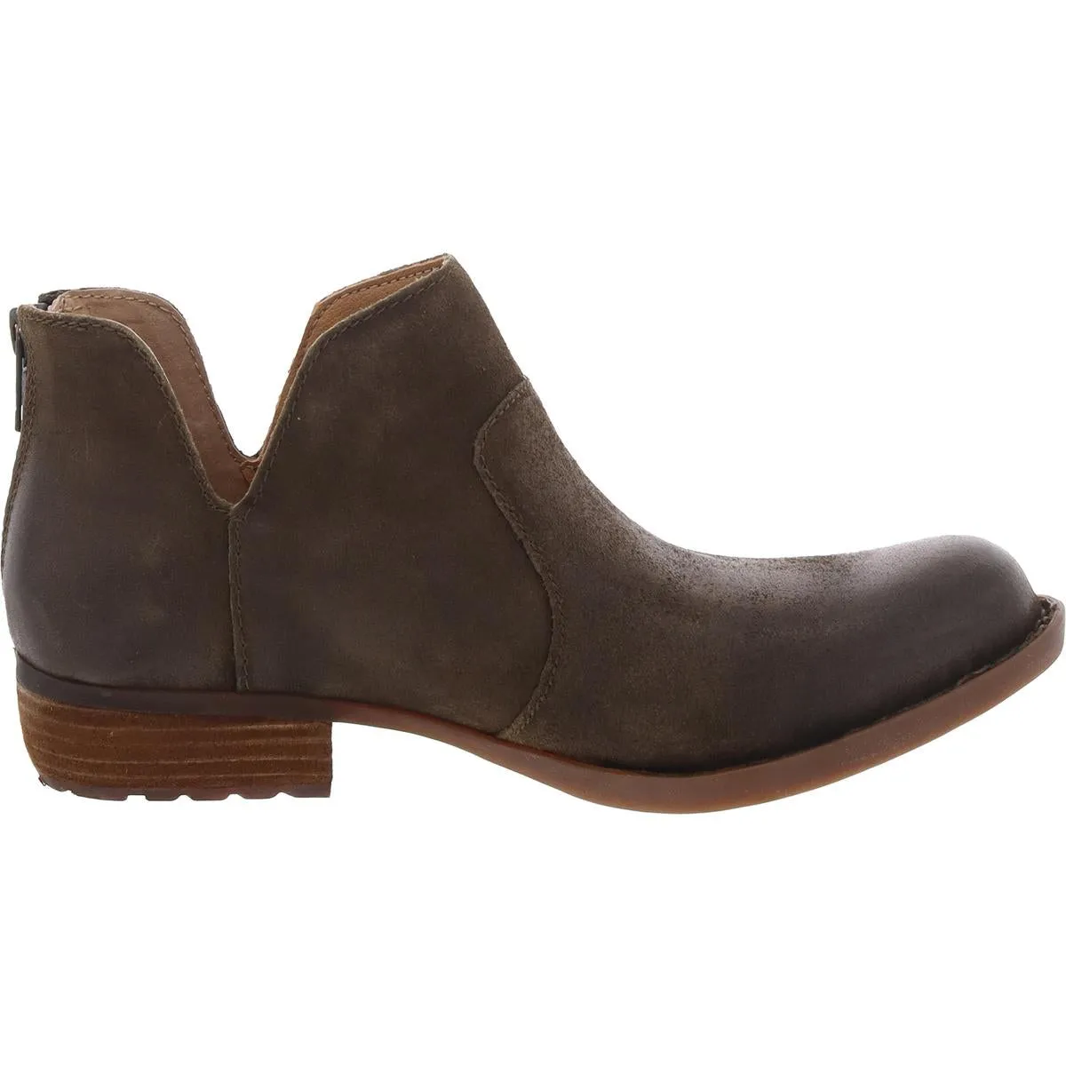 Kerri Womens Cushioned Footbed Nubuck Ankle Boots