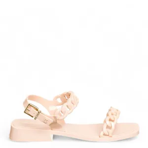 Kiara Chain Sandal In Nude