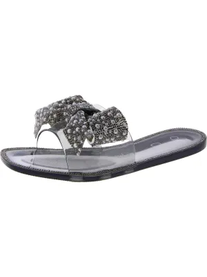 Kilenya Womens Bow Slip On Slide Sandals