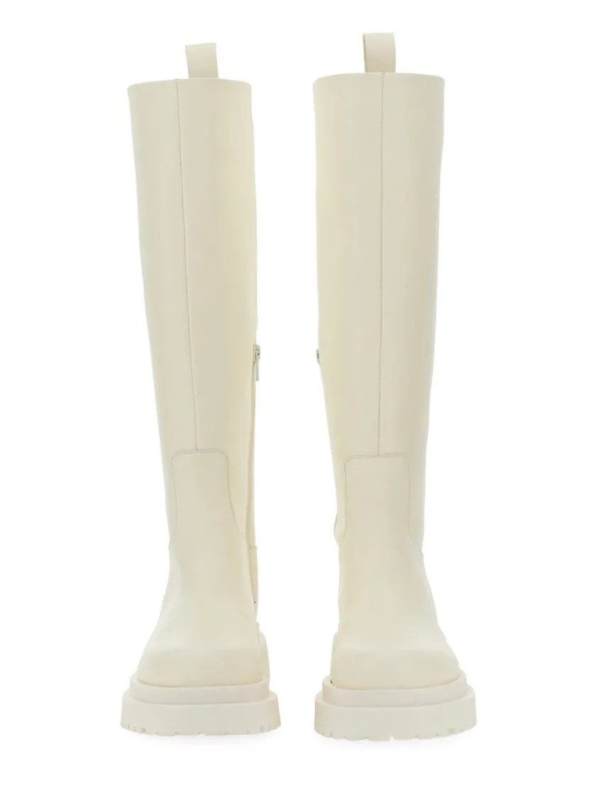 Knee-High Leather Boots