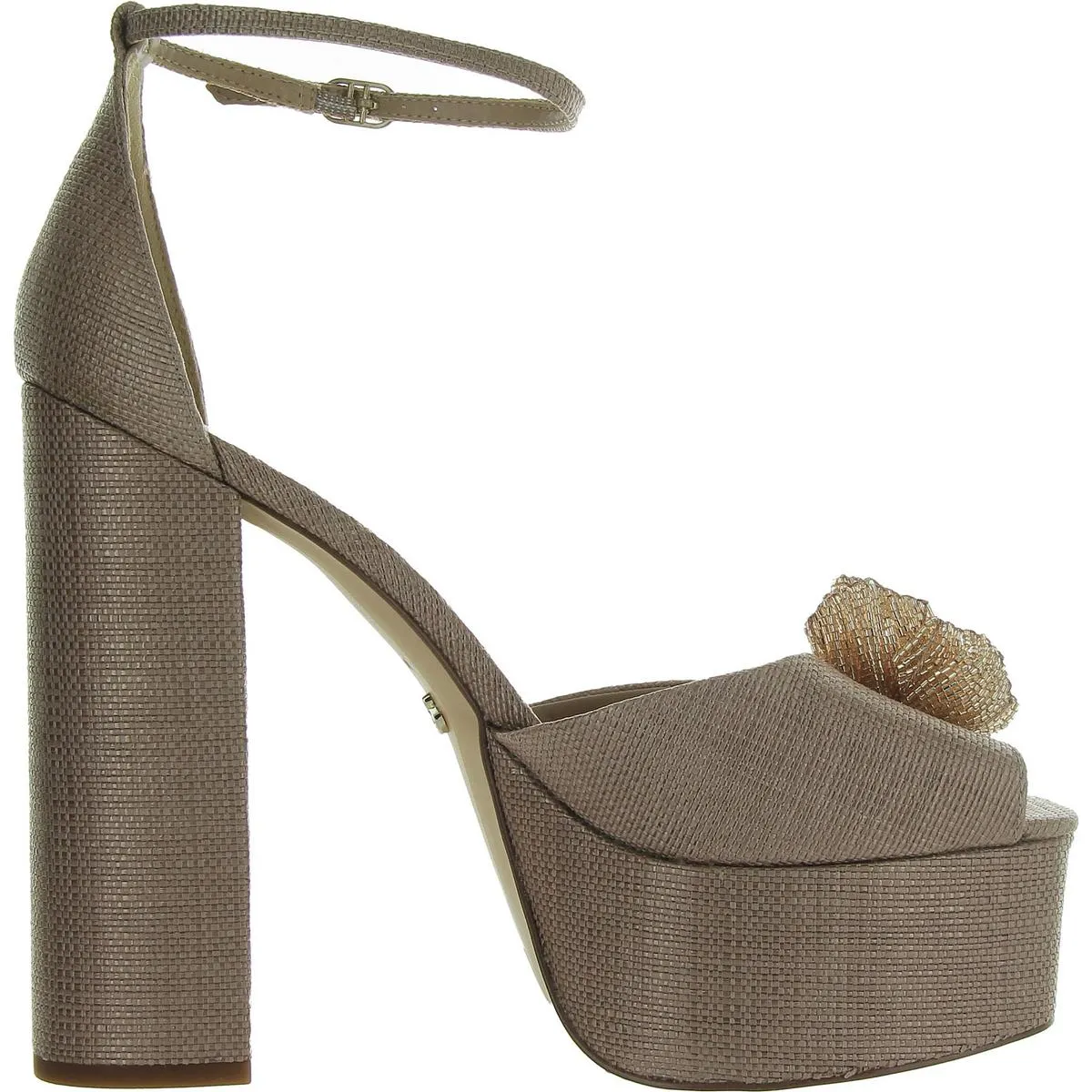 Kori Flora Womens Woven Ankle Strap Platform Sandals