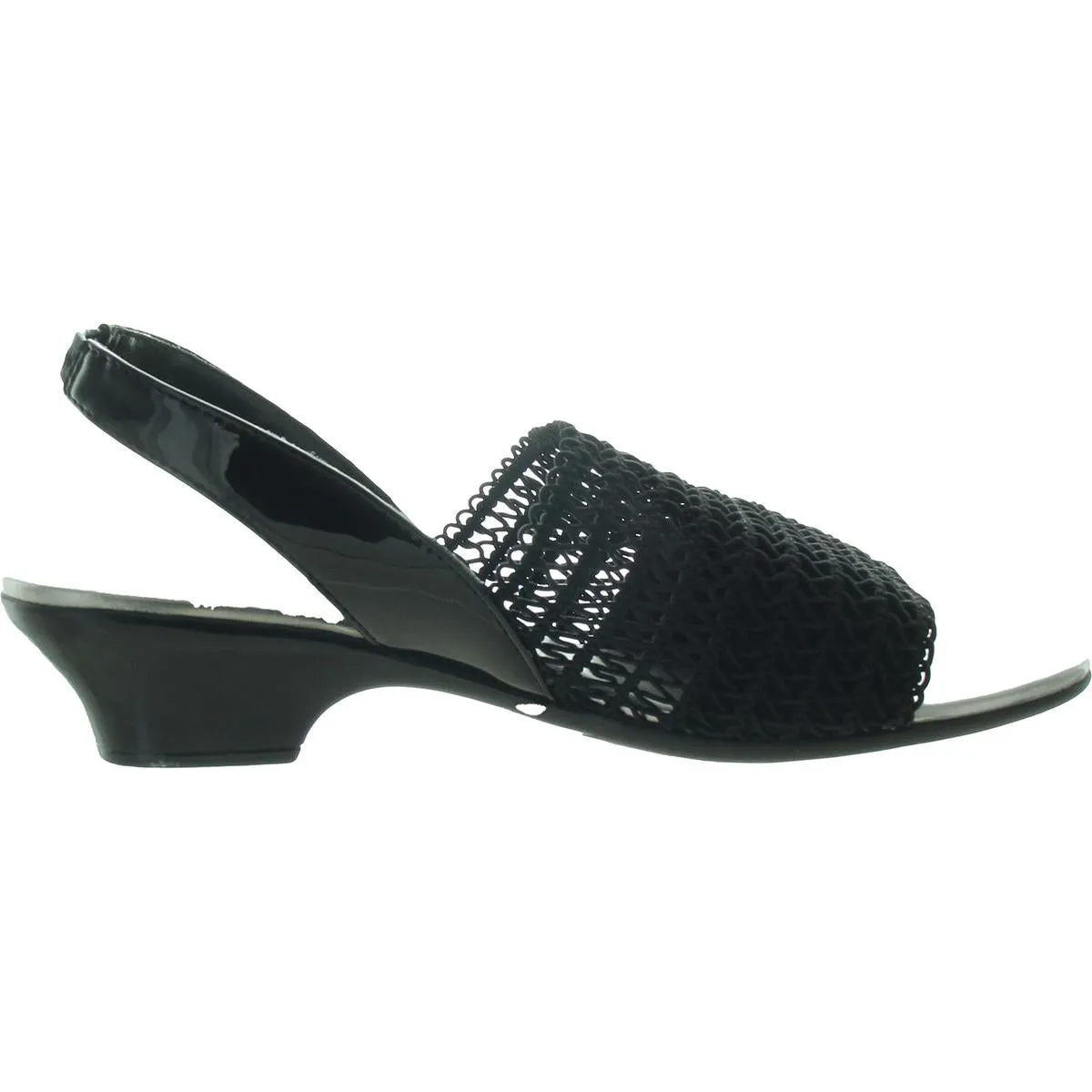 KSELMANN Womens Knit Manmade Slingback Sandals