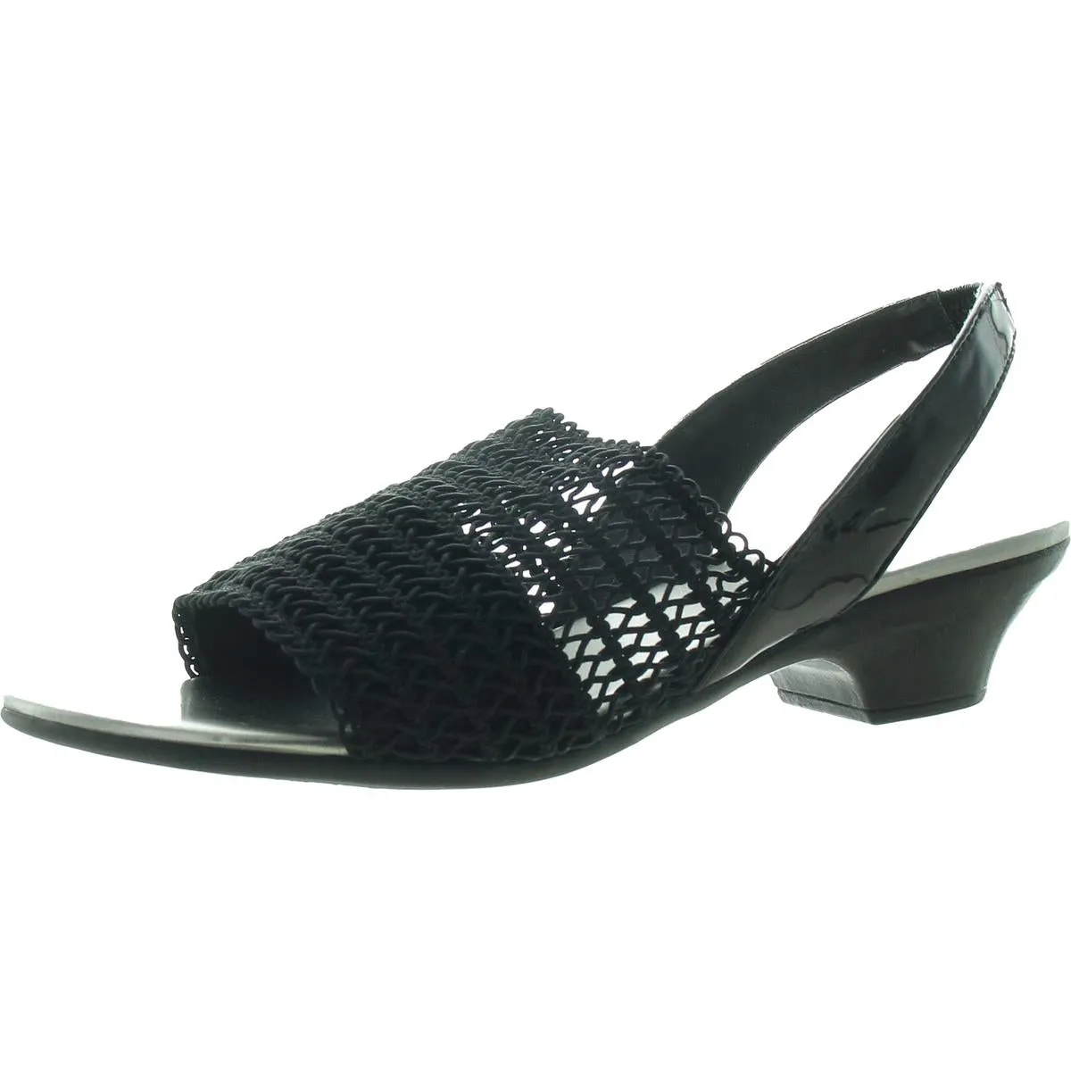 KSELMANN Womens Knit Manmade Slingback Sandals