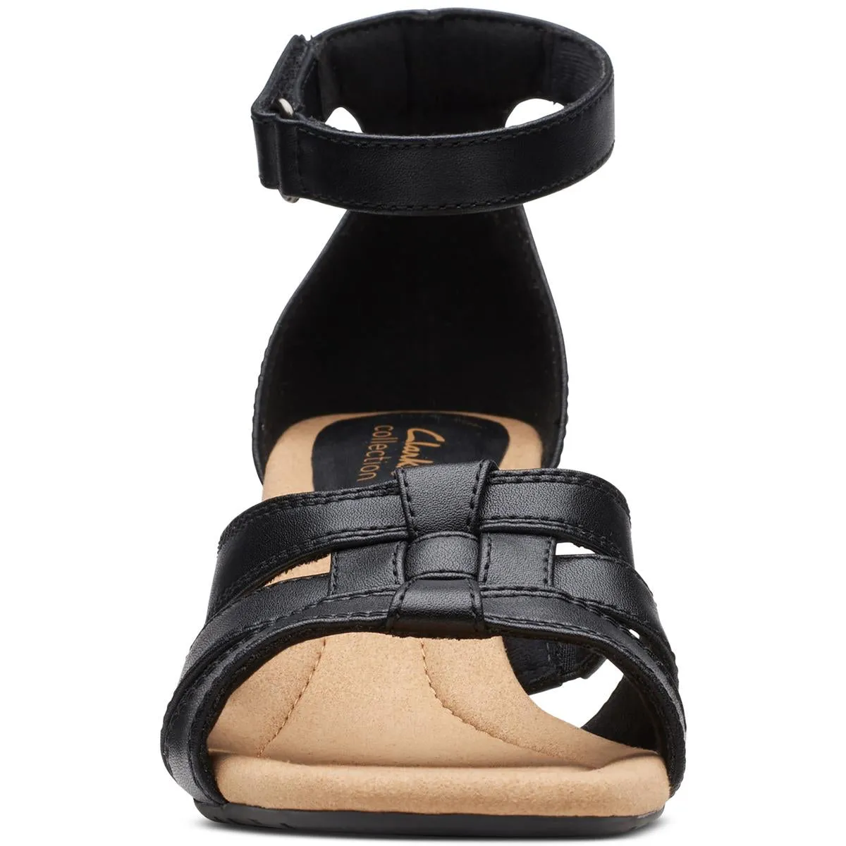 Kyarra Joy Womens Leather Ankle Strap Wedge Sandals