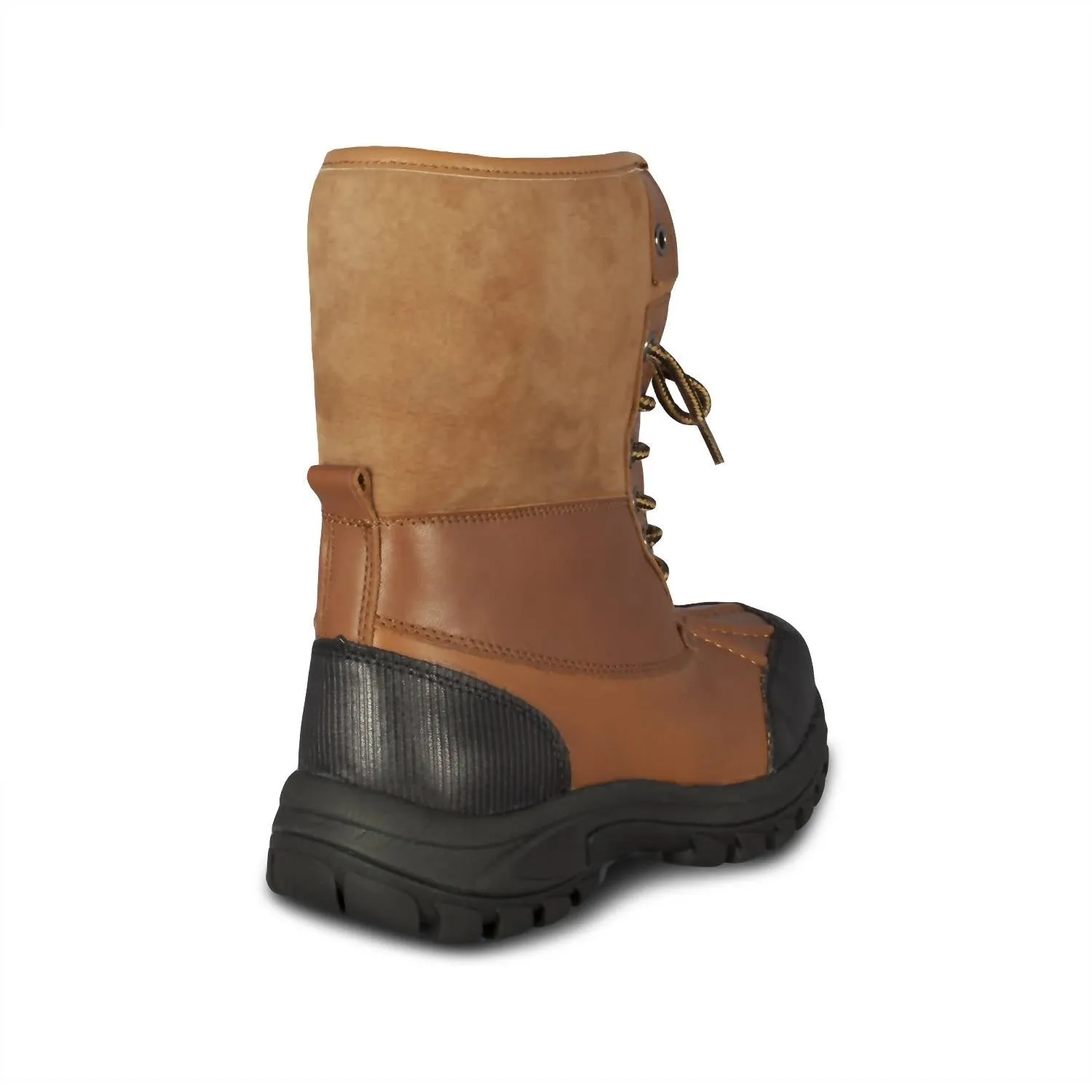 Ladies Sheepskin Tundra Boot In Chestnut
