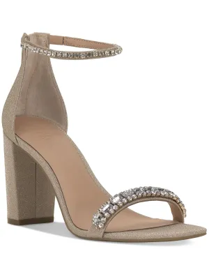 Lana Womens Rhinestone Glitter Heels