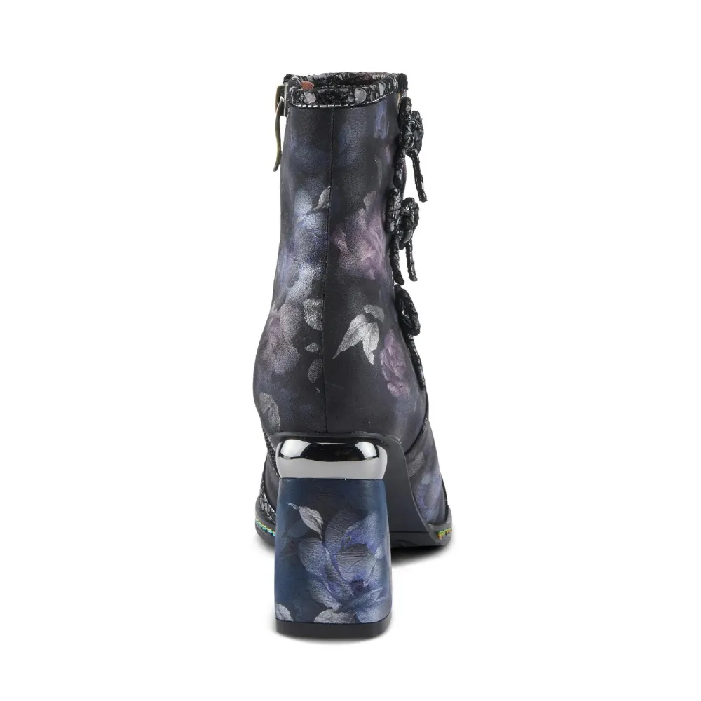L'artiste By Spring Step Carre Black Multi Boot (Women's)