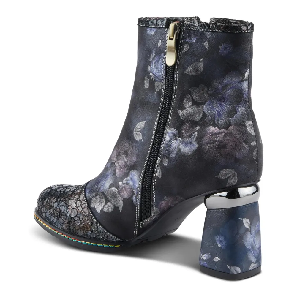 L'artiste By Spring Step Carre Black Multi Boot (Women's)