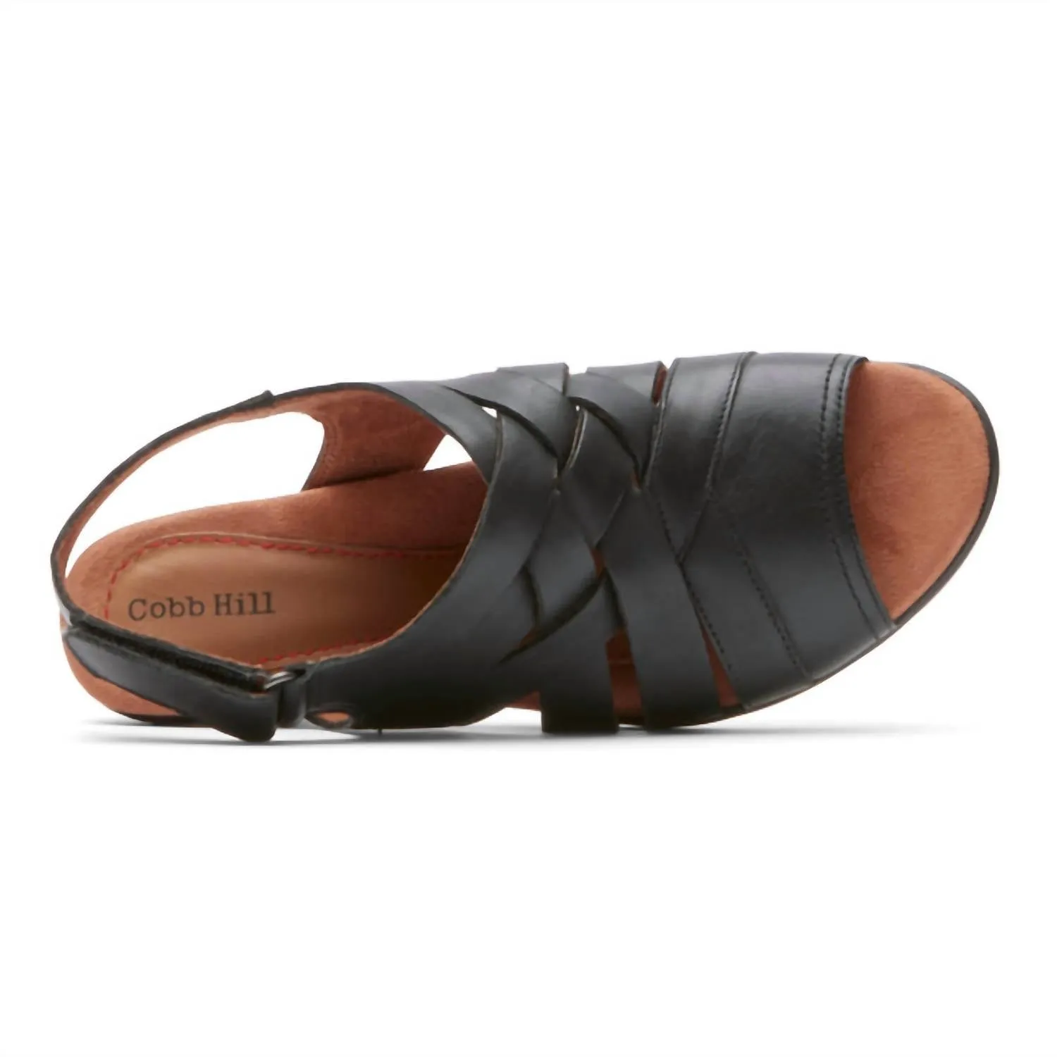 Laurel Woven Sandal In Black