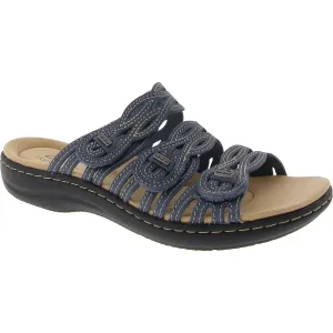 Laurieann Ruby Womens Strappy Manmade Slide Sandals