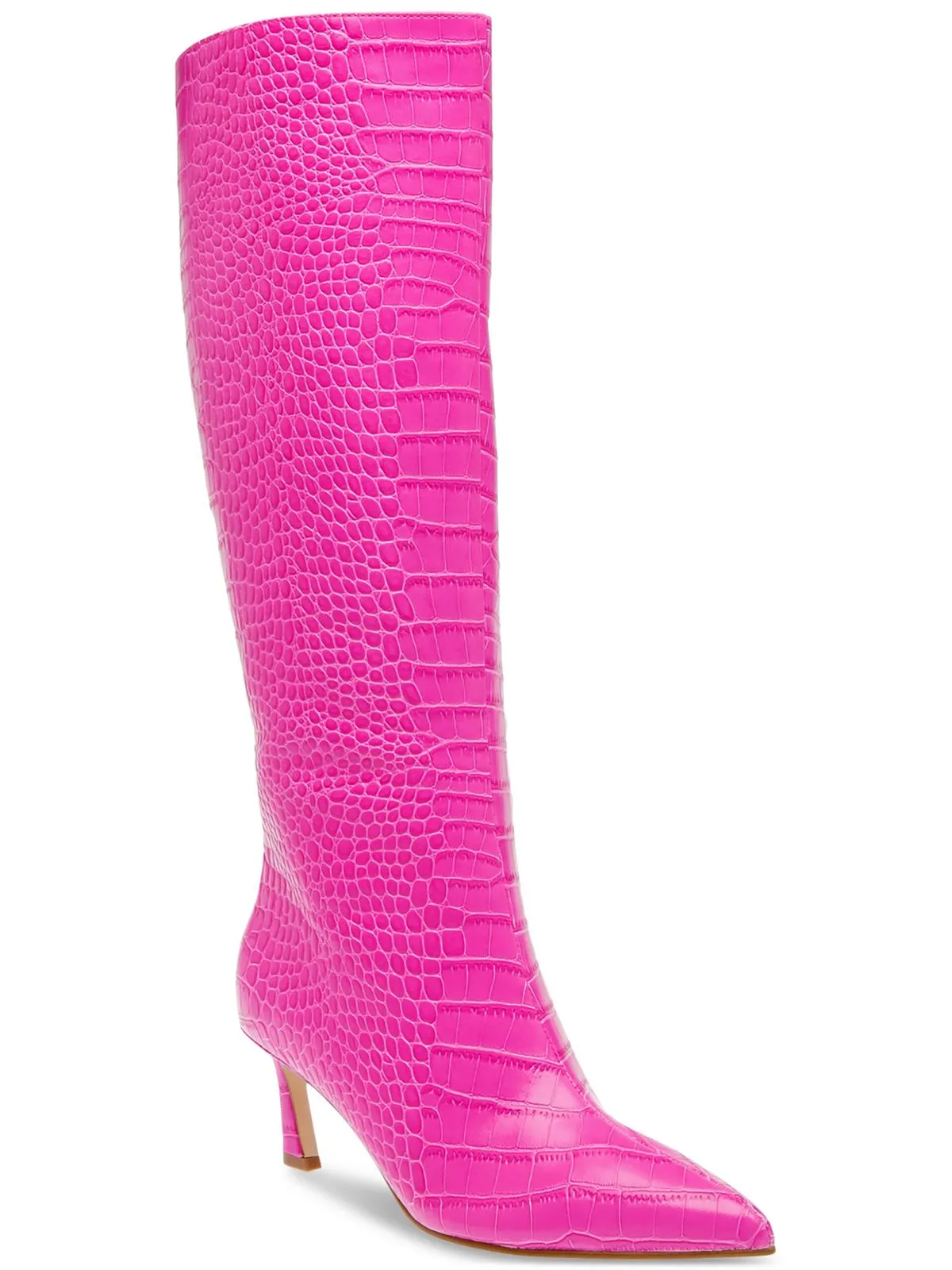 Lavan Womens Suede Pointed Toe Knee-High Boots