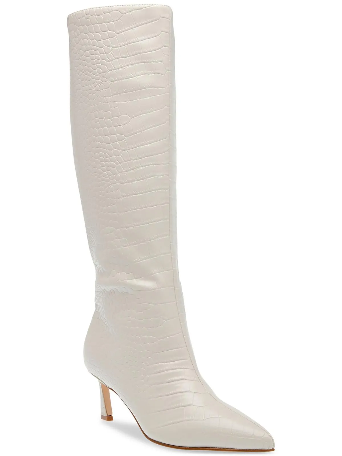 Lavan Womens Suede Pointed Toe Knee-High Boots