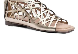 Lazy Sandal In Gold
