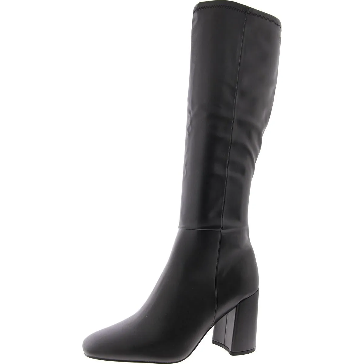 Leah Womens Tall Block Heel Over-The-Knee Boots
