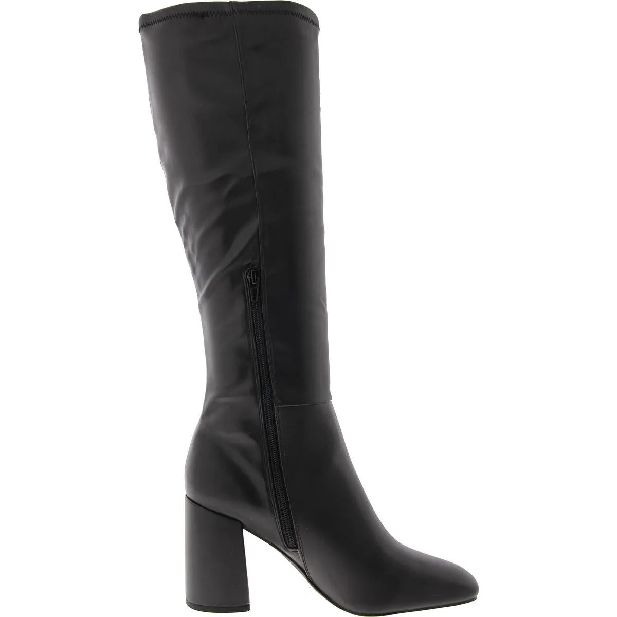 Leah Womens Tall Block Heel Over-The-Knee Boots