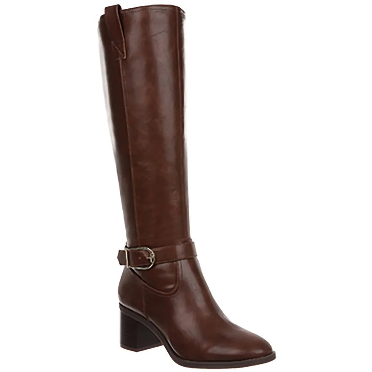 LEGENDWC Womens Wide Calf Manmade Knee-High Boots