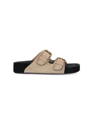 Lennyo" Sandals  Beige