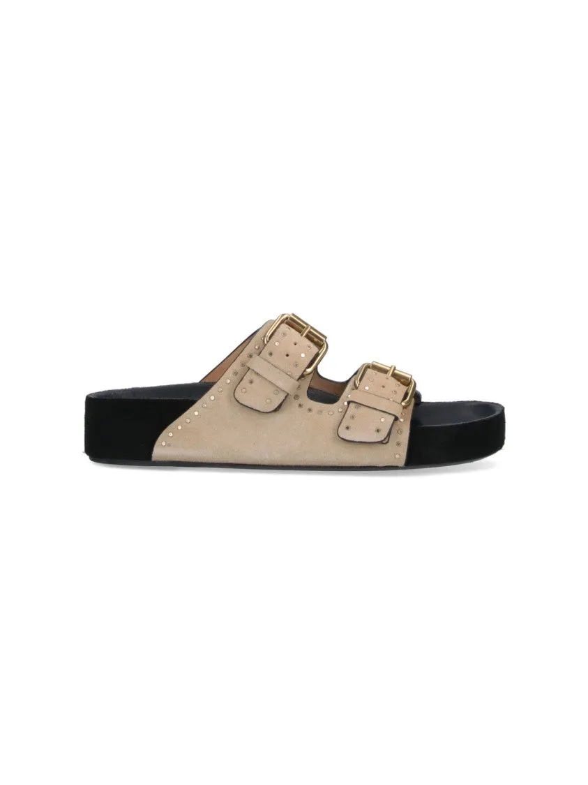 Lennyo" Sandals  Beige