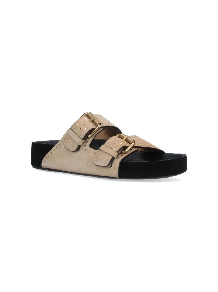 Lennyo" Sandals  Beige