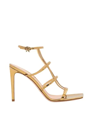 Letal Leather Heel Sandals