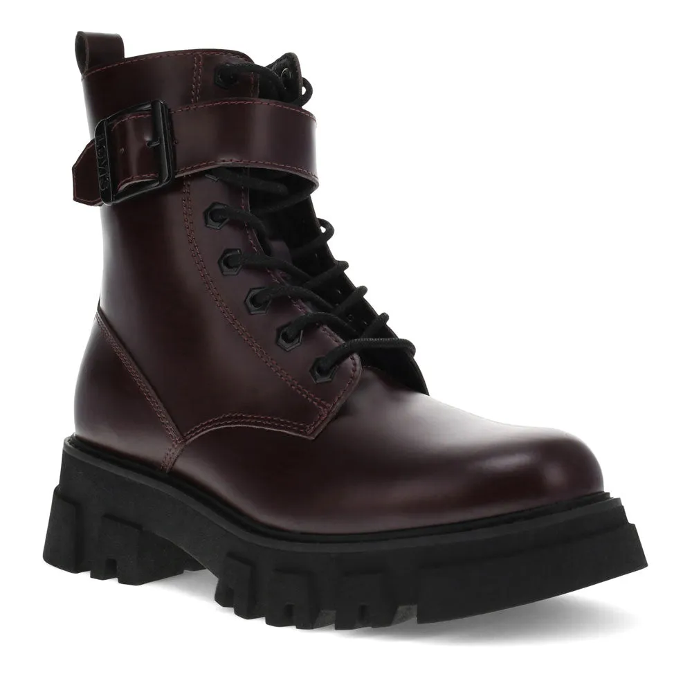 Levi's Womens Giselle Leather Fashion Platform Boot